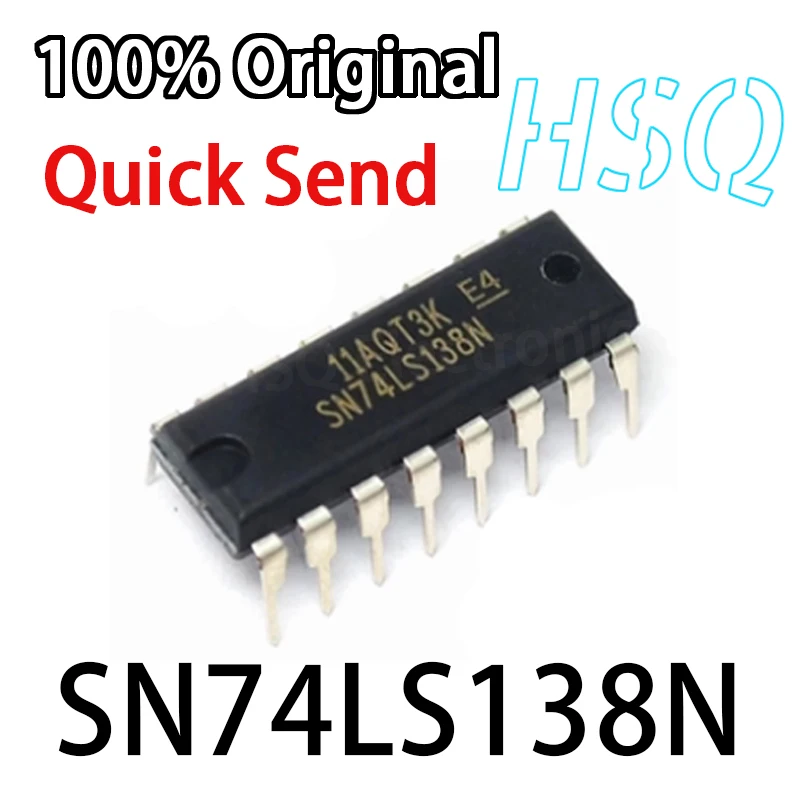 10PCS 74LS138 SN74LS138N Decoder/Multiplexer DIP-16