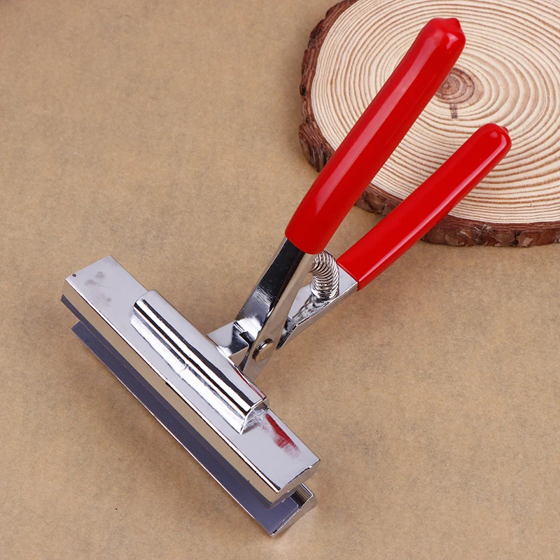 Alicate de alongamento de tela de liga de arte, alça de mola para barras de maca, ferramenta de enquadramento de artista, largura, haste vermelha, ferramenta de pintura a óleo