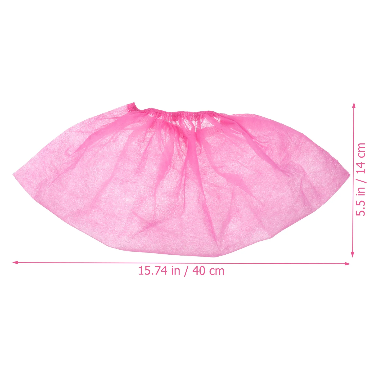 100 個防塵不織布使い捨て靴カバー弾性バンド通気性軽量滑り止め靴カバー仕事や家庭用