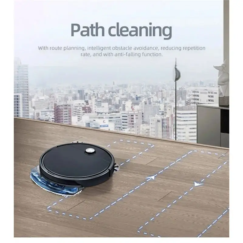 AC39-Anti-Tangle Intelligent Sweeping Robot With Water Tank Low Noise Performance For Daily Cleaning Use