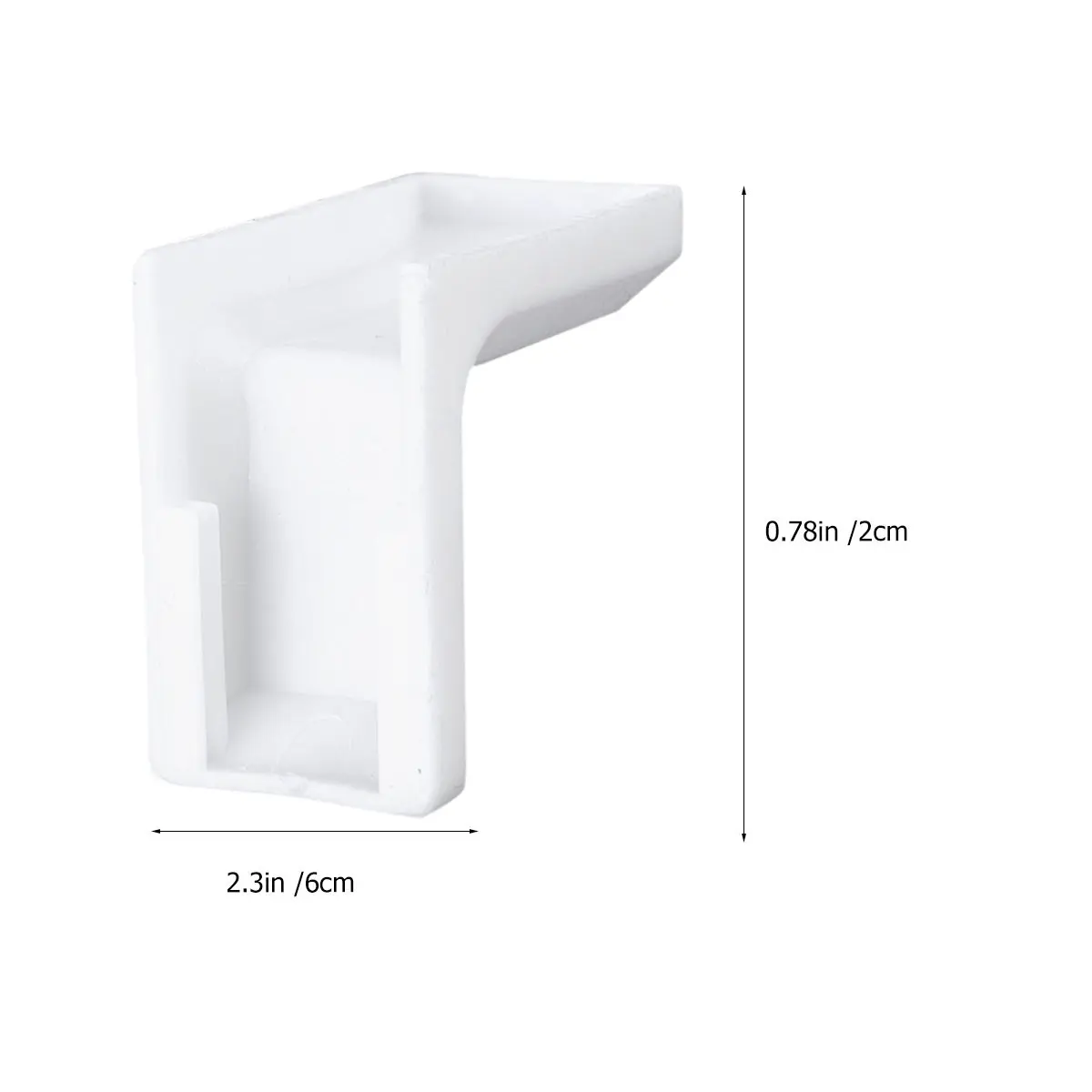 28Pcs 90 Degree Straight Angle Corner Rust Resistant Plastic Furniture Fixed Brackets for Home Store Hotel Desk Chairs Reinforce