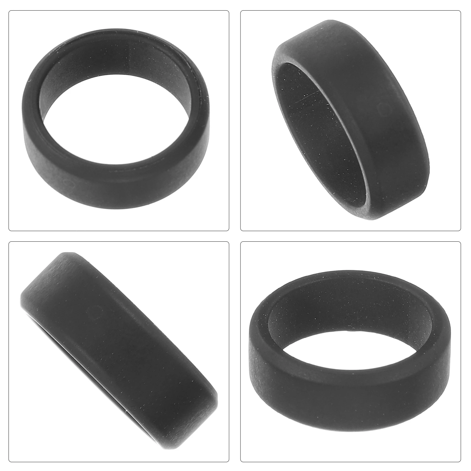 

10pcs Silicone Rings Comfortable Skin-Friendly Decorative Sports Rings For Men Women Outdoor Gym Fitness Exercising Flexible