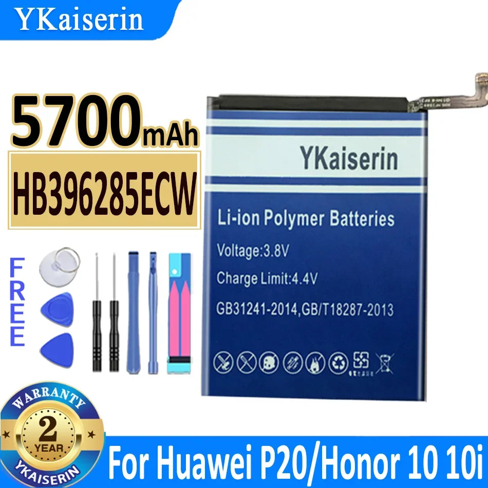 YKaiserin Battery For Huawei P30 P20 P10 P9 P8 2017 Lite P20Lite P10Lite P8Lite P9Lite For Honor 20i 10 10i 9 8 5C Lite G9 Y6 II