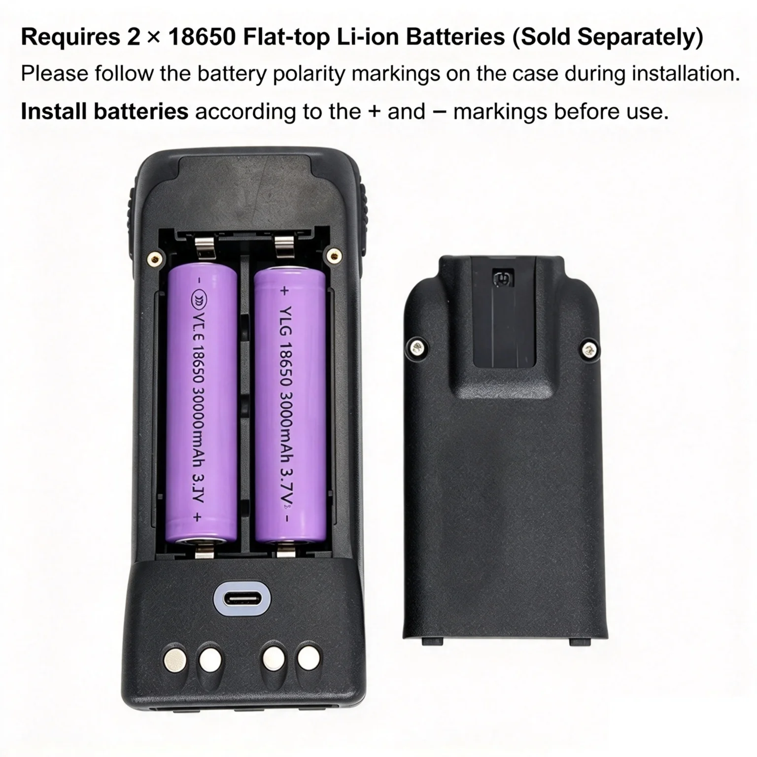 HNN9008A GP328 Walkie Talkie Battery Compartment Accessories For Motorola GP338 GP360 GP380 PTX760 GP88S Universal Radio Case