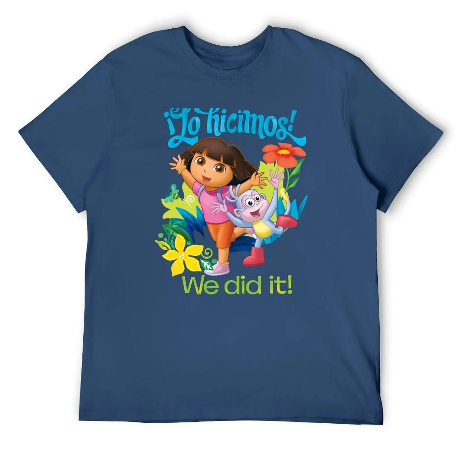 Dora the Explorer And Boots Lo Hicimos We Did It T-Shirt luxury designer quick drying t shirts men