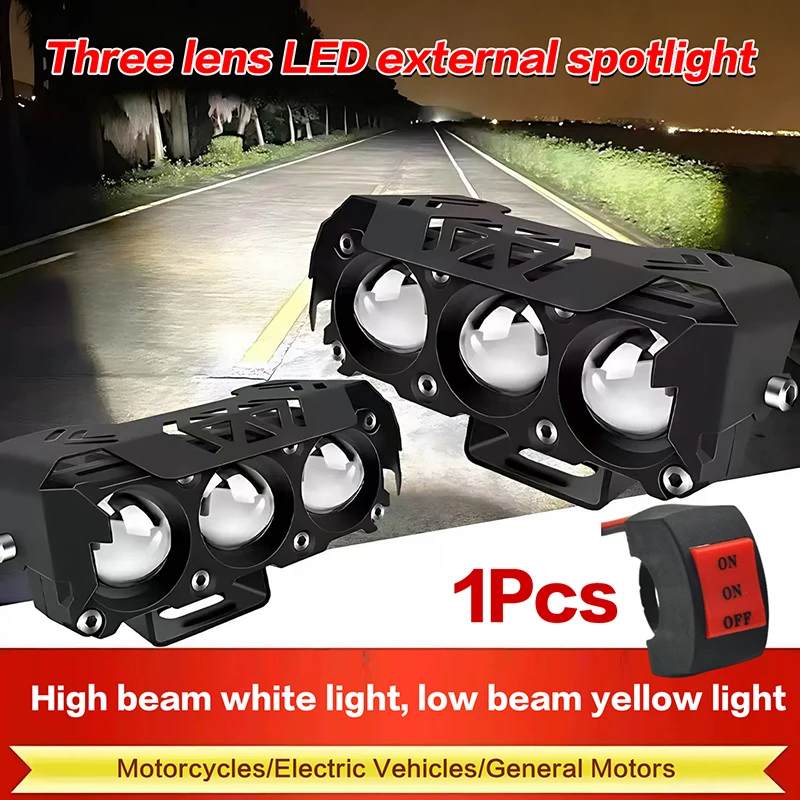 New Super BrightLED Mini Driving Light Spot Light Fog Lamp For Motorcycle Car And Truck 12/24V