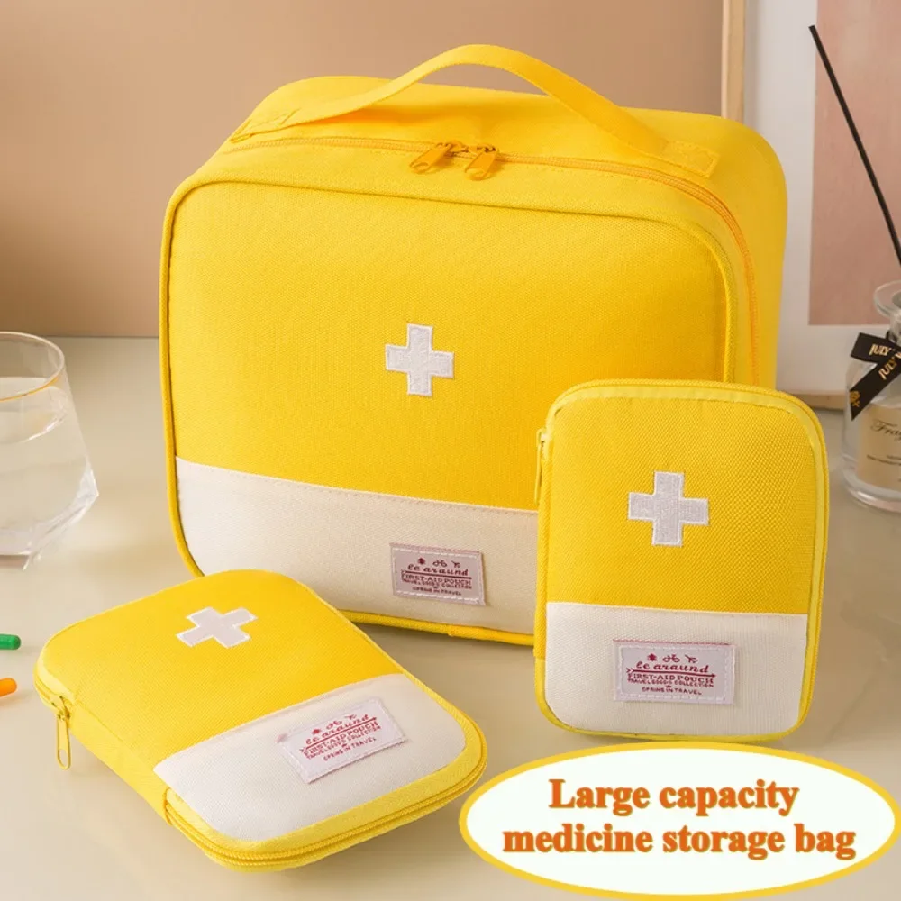 Large-capacity Medicine Bag Portable First-aid Kit Multi-style Cross Medicine Bag Three-piece Medicine Bag for Business Trips