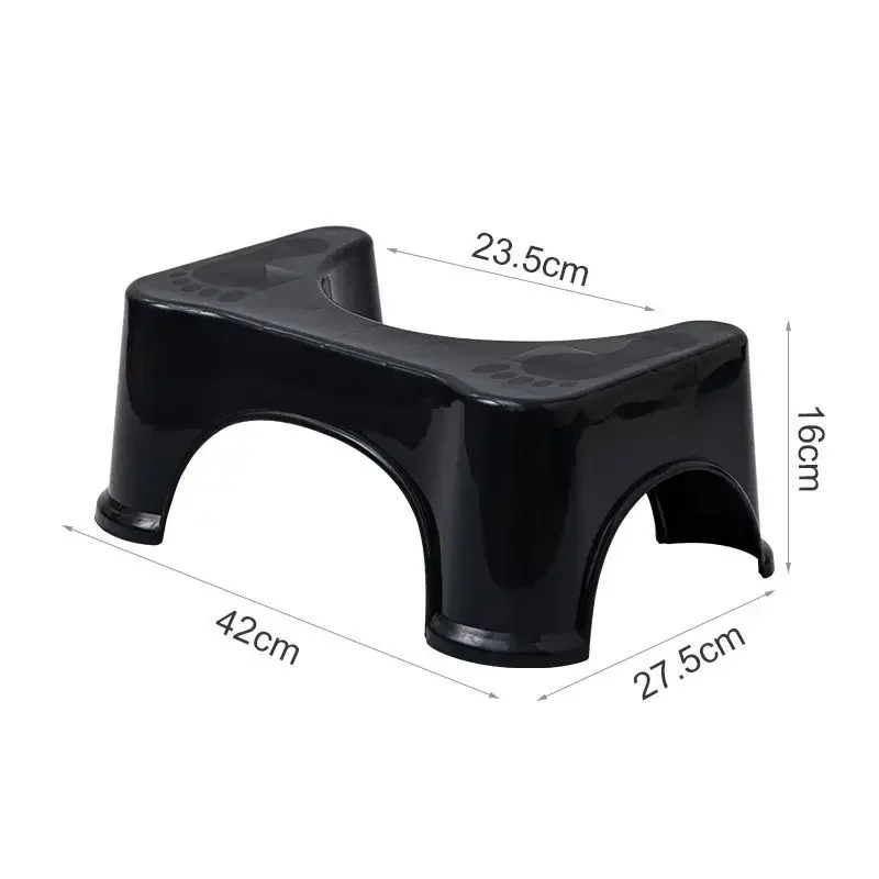 1 PCS Toilet Footrest Squat Stool Removable Non-slip Toilet Seat Stool Portable Squat Stool Home Adult Bathroom Accessories