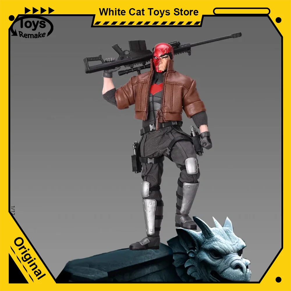 

In Stock ToysRemake TRD001 1/12 Red Hood Movable Action Figure Detective Comic Anime Model Collection Ornament Full Set Gift Toy