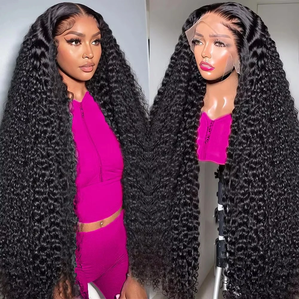 52 18 Inch Deep Wave Wigs Human Hair 13x4 13x6 Hd Lace Frontal Wigs Lace Wig Remy Brazilian Wigs For Black Women 200 density