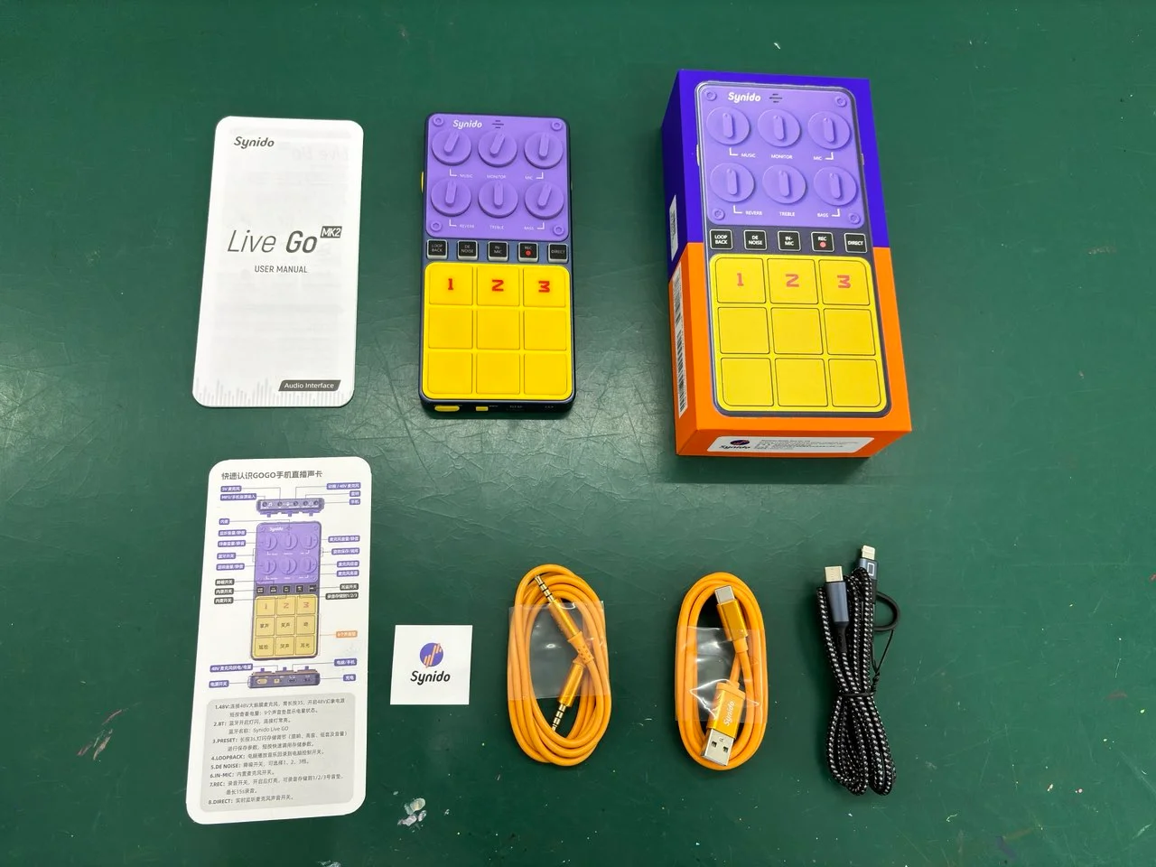 

SYNIDO LIVE GO MK2 Mobile Sound Card