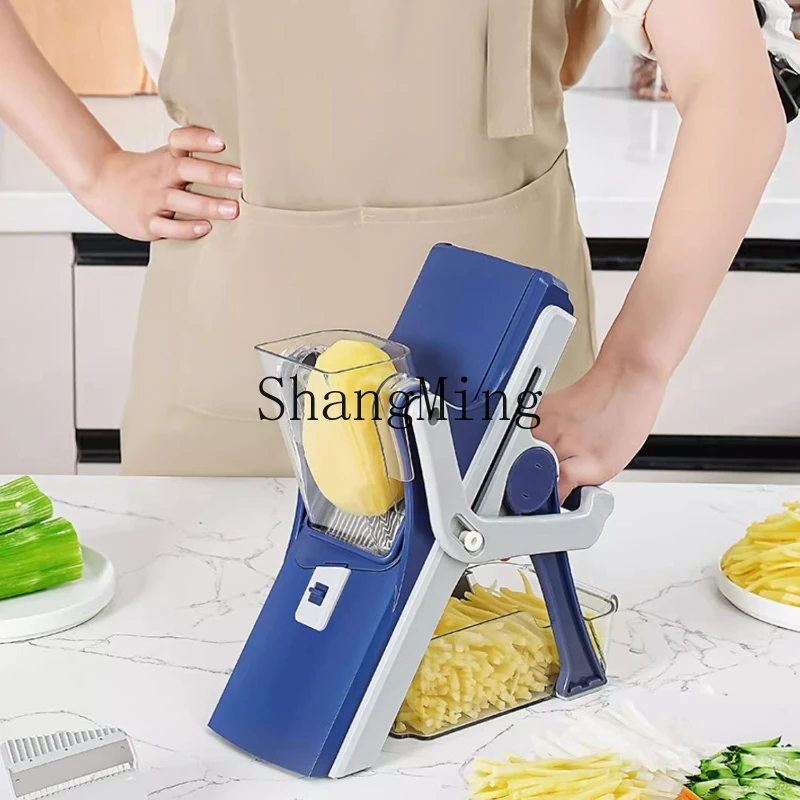 

SM New Easy-to-operate Lemon Slicer Household Multifunctional Kitchen Hand Guard Vegetable Slicer
