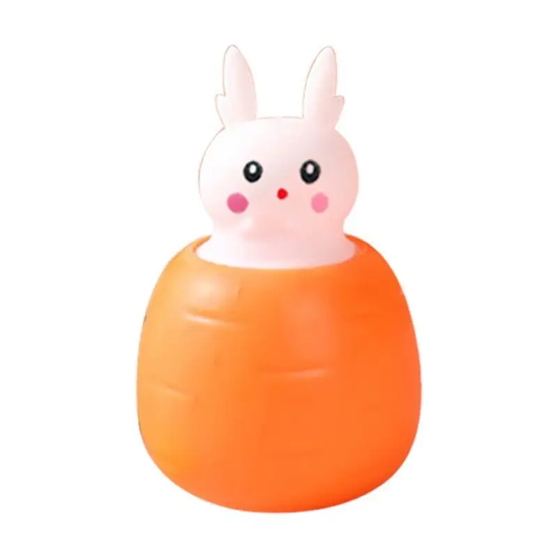 

New Carrot Squeezing Rabbit Squeezing Pinching Pocket Small Animal Ventilatory Tool for Stress Relief Pinching Toy