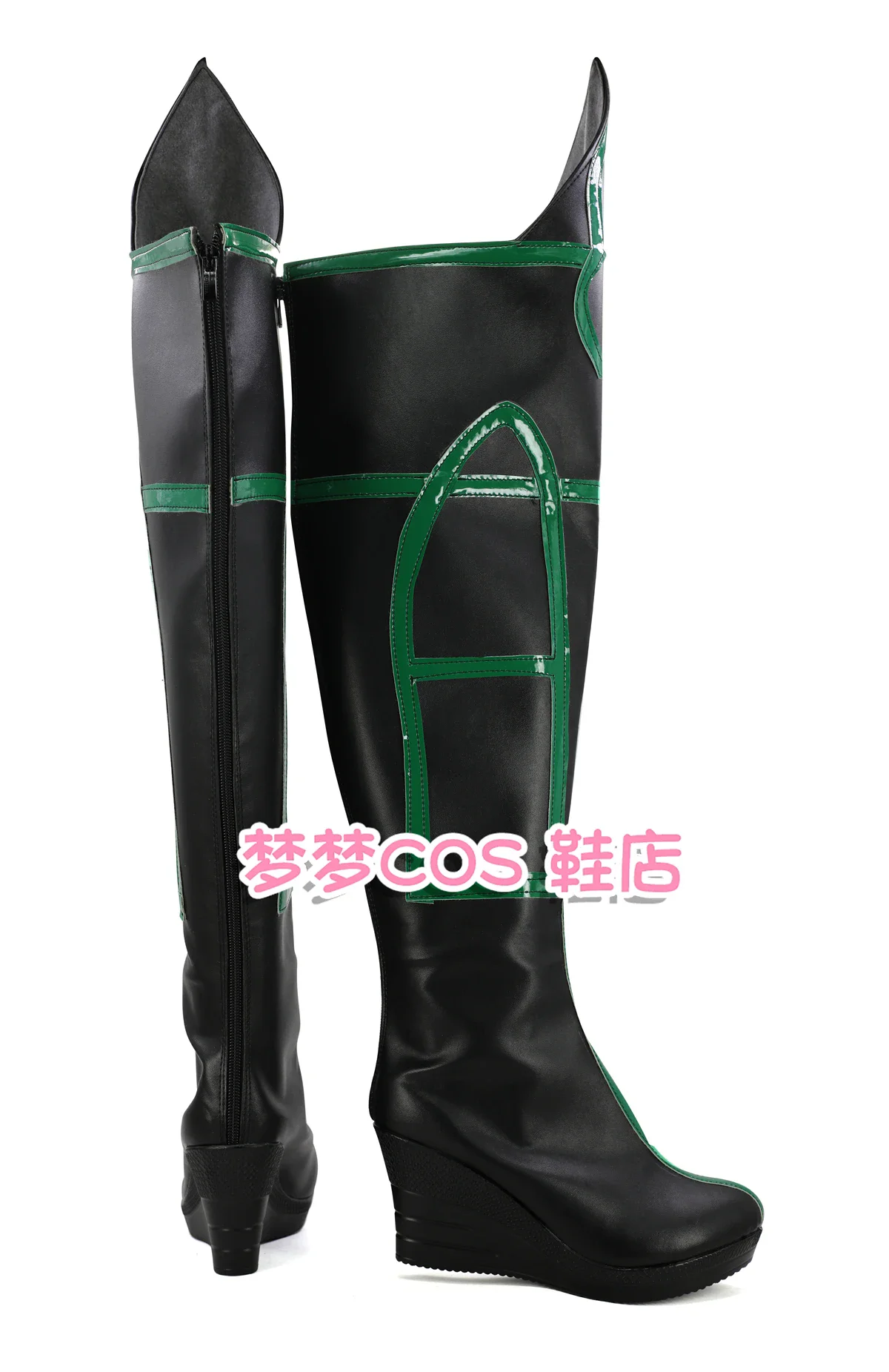 أحذية راجناروك هيلا التأثيرية بكعب إسفين أحذية تنكرية للنساء أحذية الهالوين التأثيرية مصنوعة حسب الطلب #3