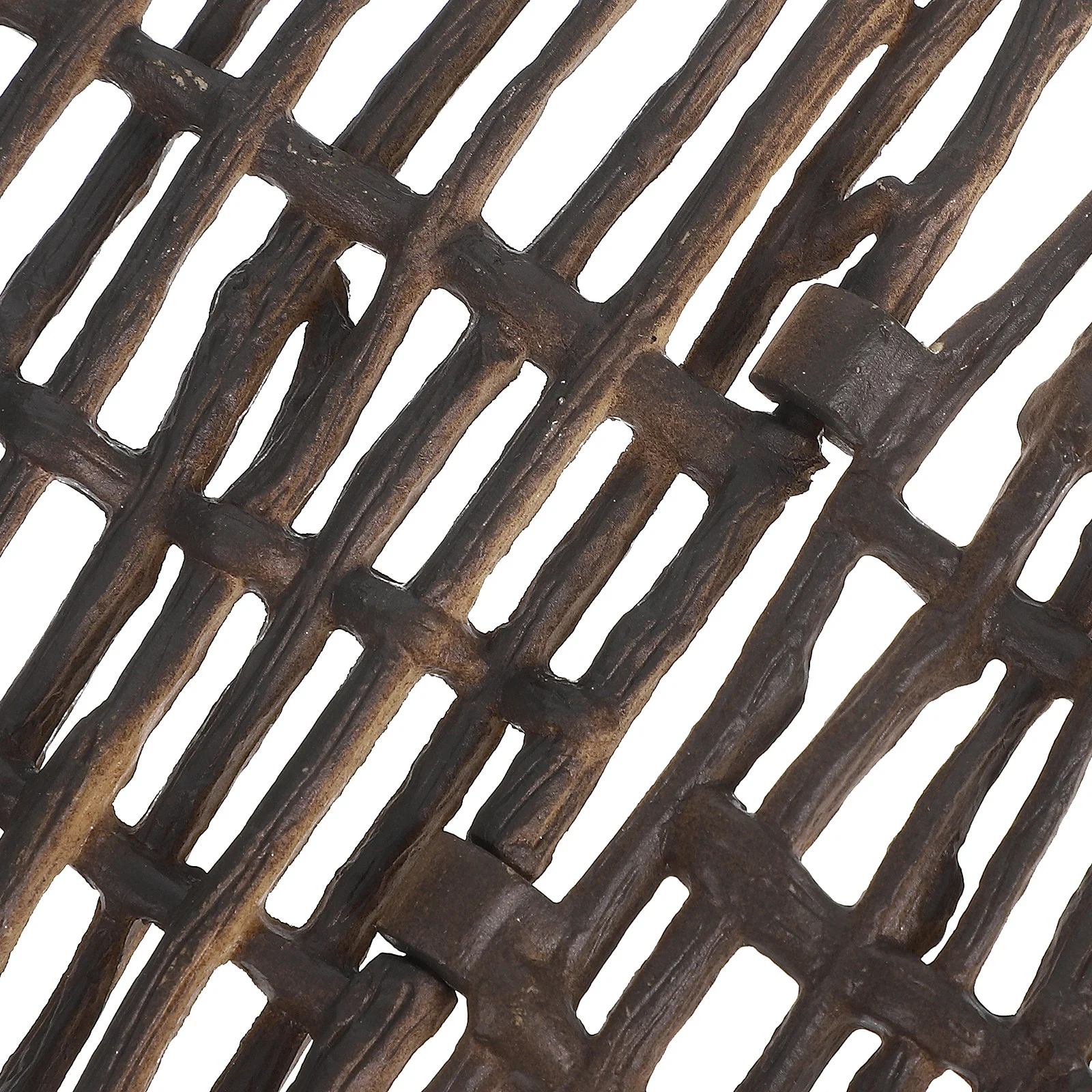 4 stuks Mini Hek voor Fairy Garden Hoge Realisme Miniatuur Landschap Grens DIY Simulatie Houten Piket Hek Accessoires