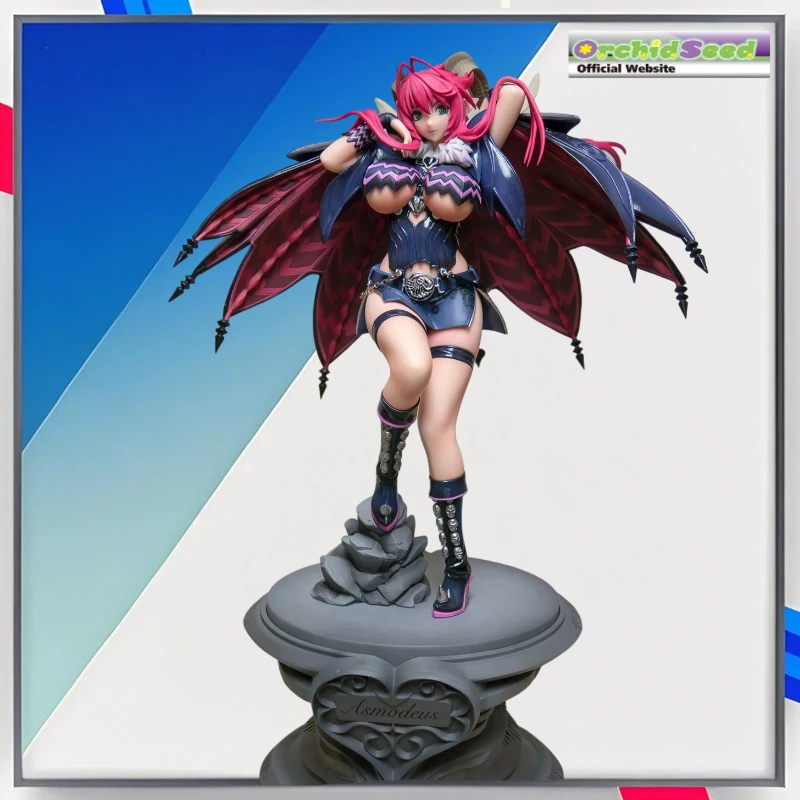 

23 СМ Семена Орхидеи Семь Маленьких Грехов Асмодус 1/8 Фигурки Сексуальная Коллекция ПВХ Модель Игрушки Фанаты Подарок Фанатам Аниме