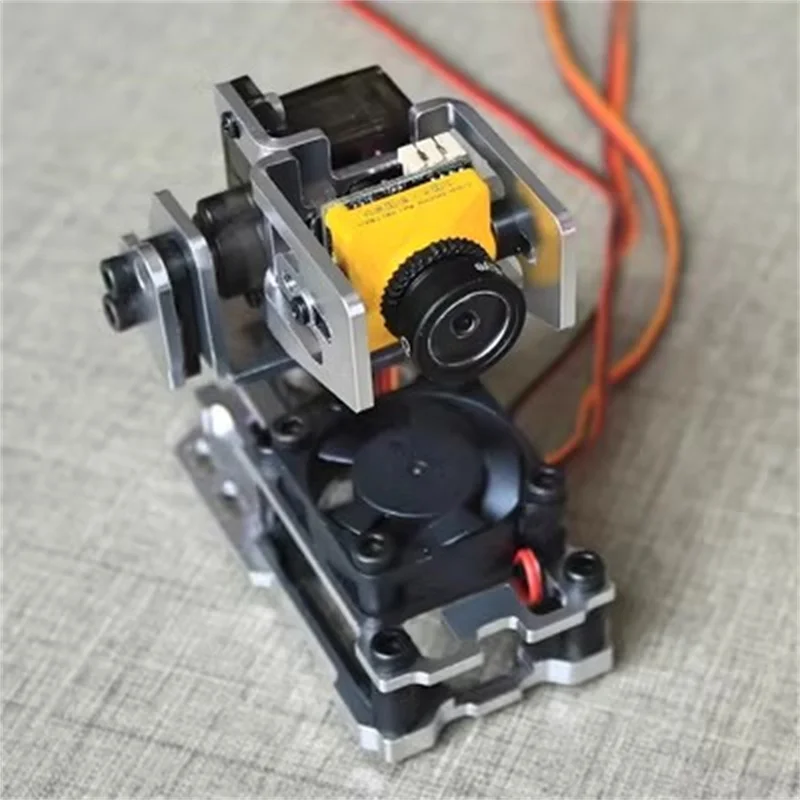 Metal Steering Gear Pan Tilt Bracket Sky End Fpv Head Tracking Dual Axis Ptz Fpv Ptz Model Camera Ptz 2