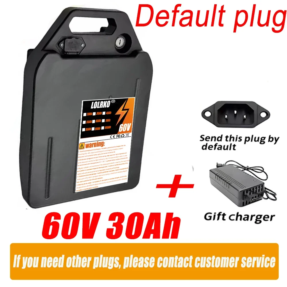 For Harley Citycoco 60V100Ah Electric Motorcycle Waterproof 18650 Lithium Battery Suitable For CityCoco Electric Scooter Battery image 3