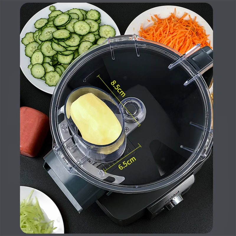 Multifunctional ElectricVegetable Cutting Machine Commercial Shredder Slicer Cutter Potato Dicing Processor Kitchen Tools