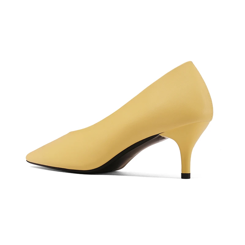 2025 Women’s Trendy Split Leather Pointed Toe Heels