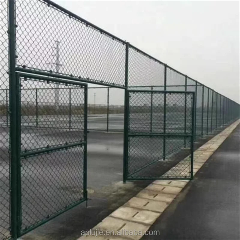 custom.Park Playground Soccer Field Baseball Field Metal Net Protective Mesh Fence Outdoor Tennis Court Chain Link Fence