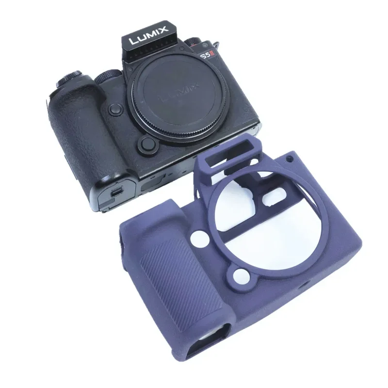 

For Lumix DC-S5 II DC-S5M2 S5 Mark II DC-S5M2K Camera S5II S5 II S52 Mirroless Silicon Case Rubber Skin Cover