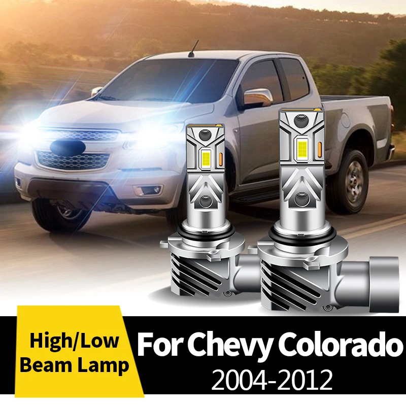 2Pcs Car CANbus LED Headlight High Beam / Low Beam Lamp / Fog Light BulbS Halogen Replacement Light For Chevy Colorado 2004-2012