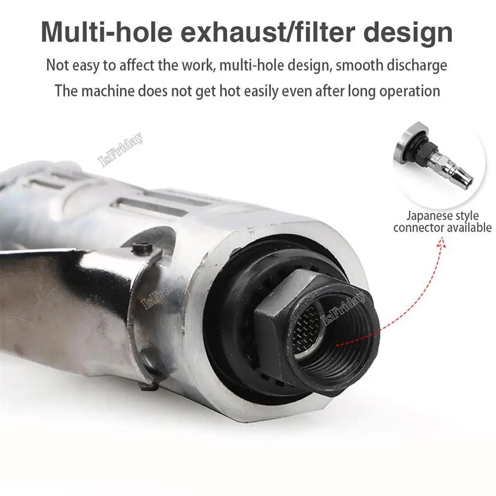 Mini Pneumatic Drill 90 Degree Elbow Air Drilling Machine Right Angle Air Punch Drill Grinding Polisher Mill Engraving Machine