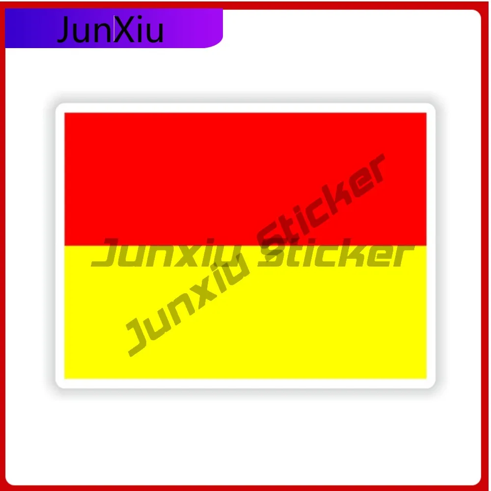 

Lifeguard On Duty Flag Pvc Stickers Scratch Cover Vinyl Decals Car Motorcycle Camper Rv Van Decals Suv Outdoor Camping Accessori