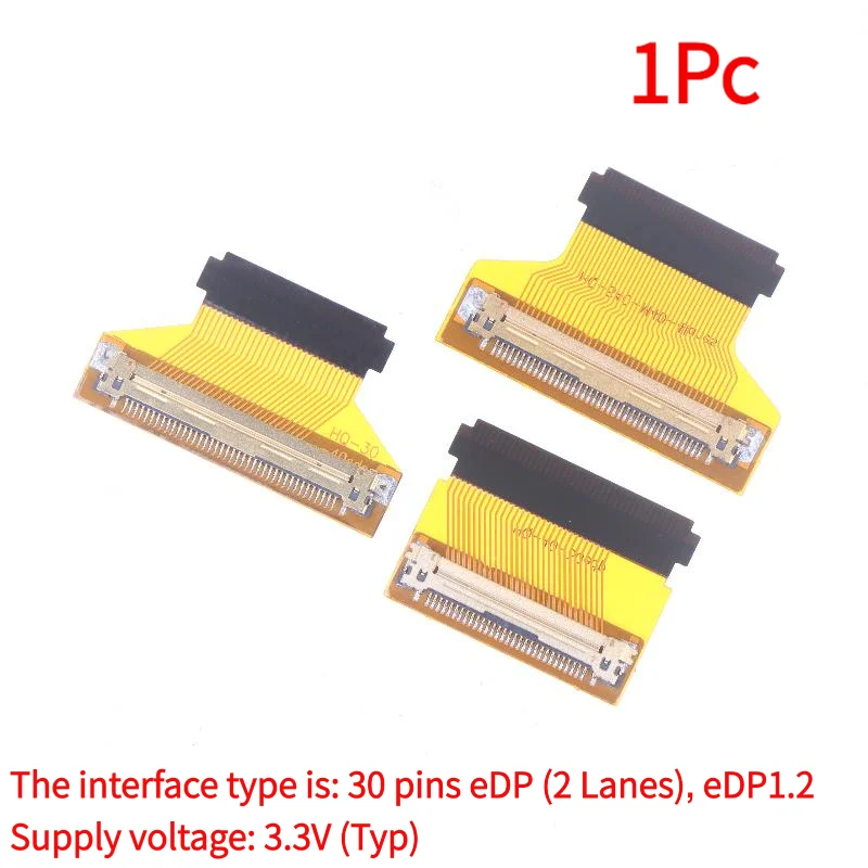 1Pc Laptop Computer Parts 51PLVDS LED Screen EDP 30Pin To 40Pin/40Pin To 30Pin Converter Cable 2 Lanes Cord Adapter Connector.