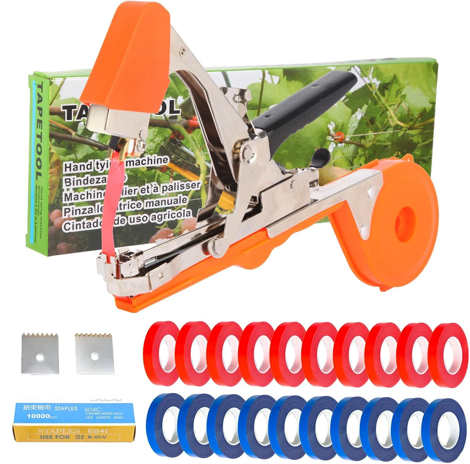 

Plant Branch Hand Tying Binding Machine Garden Plants Tying Machine Minced Vegetable Tape Tool Tapener Garden Tools