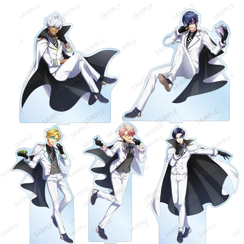 

Anime Store Obey Me!Asmodeus Mammon Valentine Phantom Thief Ver Acrylic HD Characters Stand Desktop Decor Charm Gifts About 15cm