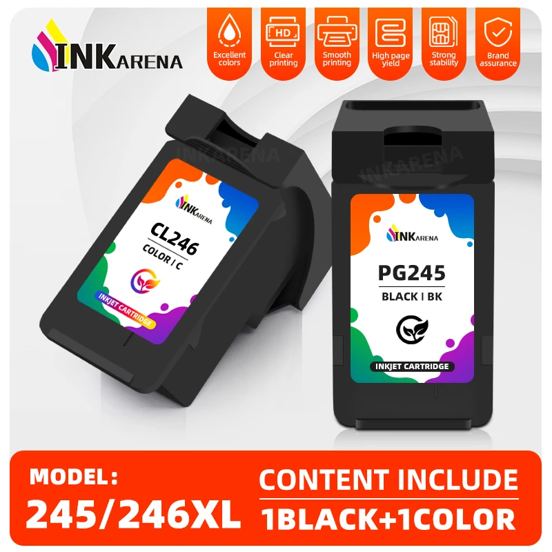 PG-245XL CL-246XL PG245 CL246 Ink Cartridges for Canon PG 245 PG-245 CL 246 for Pixma iP2820 MX492 MG2924 MX492 MG2520 printer