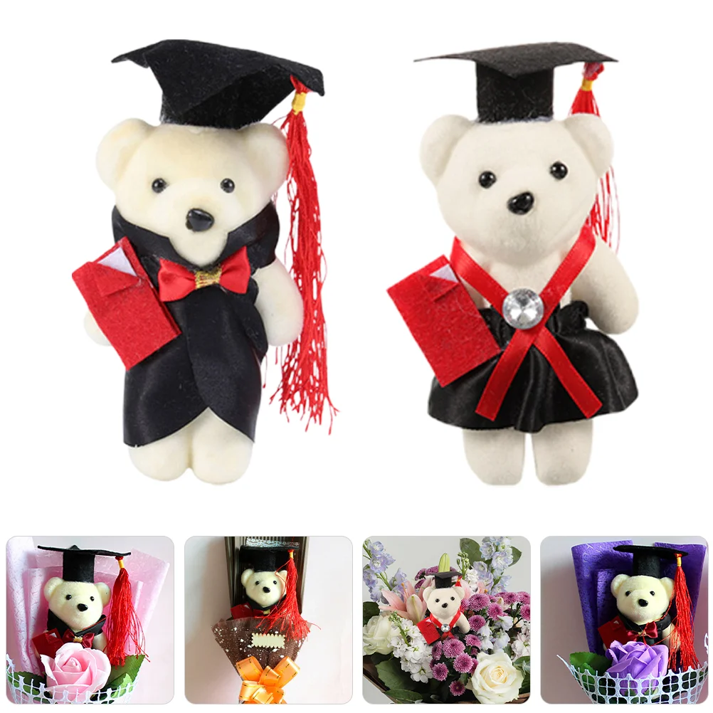 Temporada de graduación Dr Bear juguete suministros decorativos Mini DIY suministro de osos de peluche