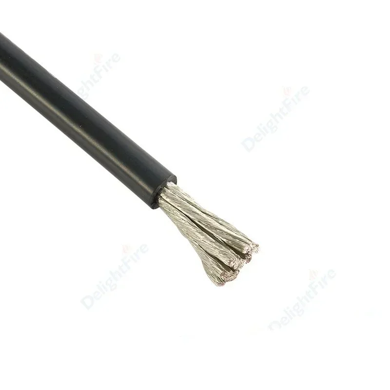 4AWG 3AWG 50mm² siliconen kabel, rood zwart, hittebestendig, zware elektrische draad voor maritiem, auto, zonne-energie, automotive, UPS-bedrading