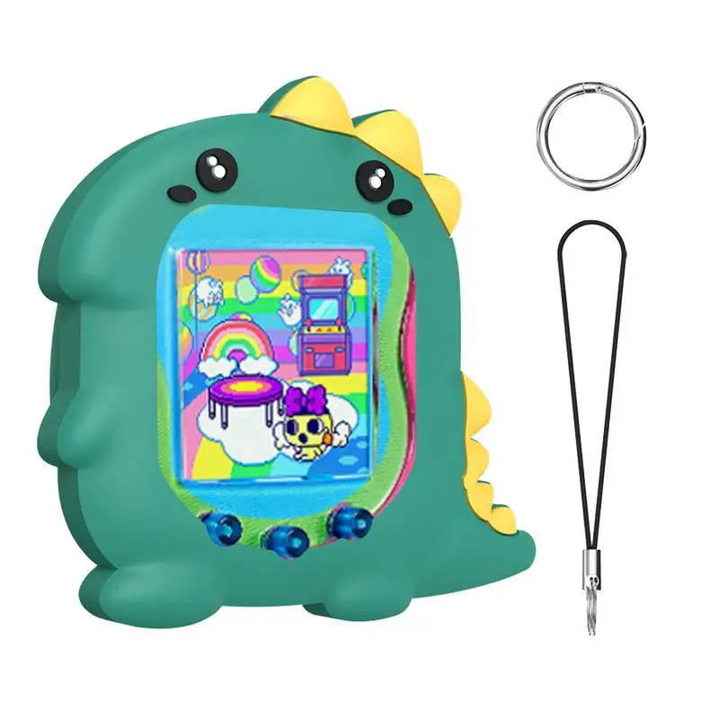 Cute Protective Case For Tamagotchi Uni (2023) Digital Pet Game Console Portable Interactive Virtual Pet Game Silicone Case