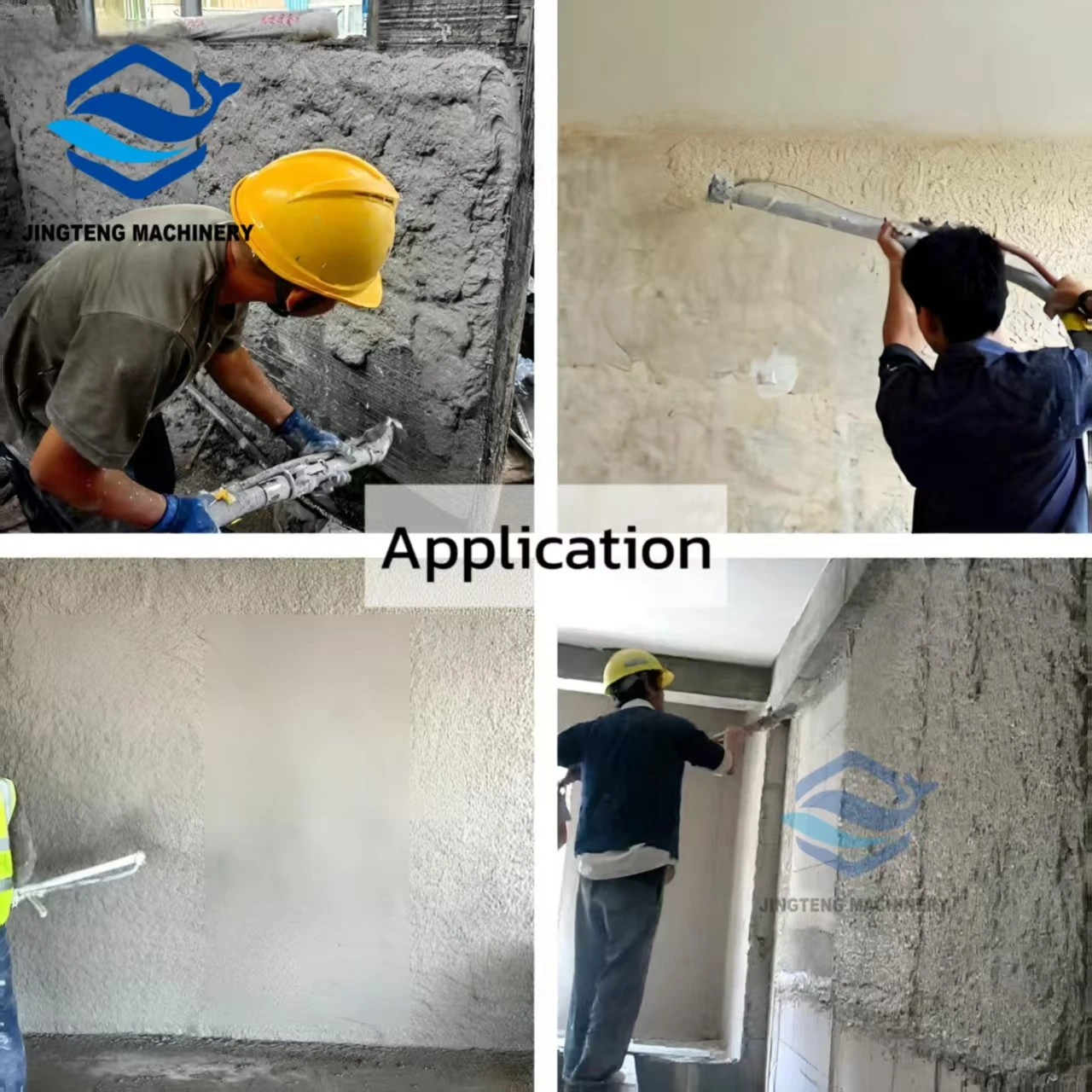Multi-Function Wall Plastering Machine Mobile 220v Electric Gypsum Spray Machine Factory Direct Sale