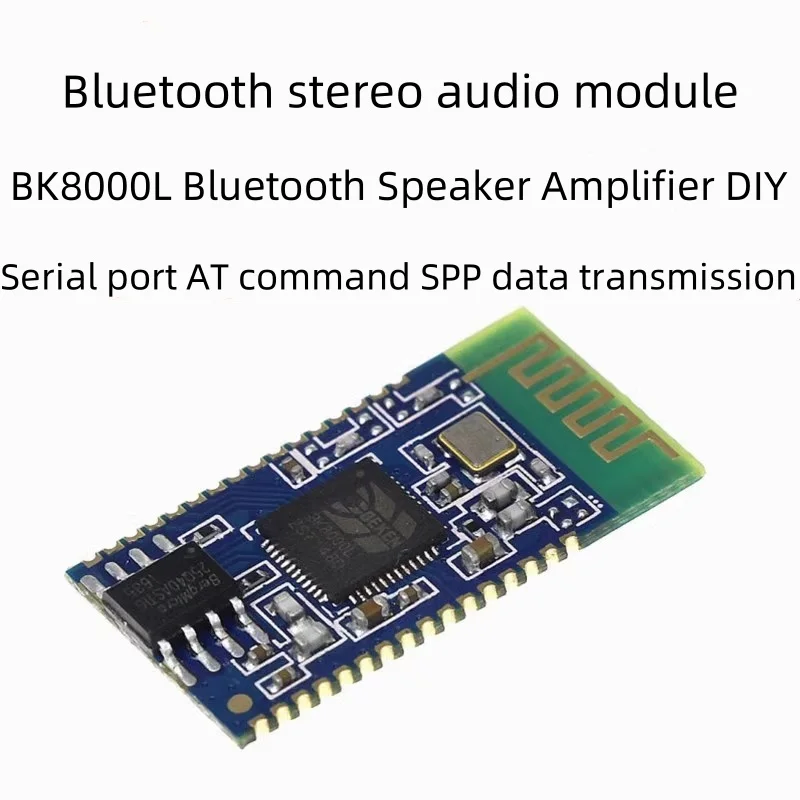 Bluetooth stereo audio module serial port AT command SPP data transmission BK8000L Bluetooth speaker amplifier DIY