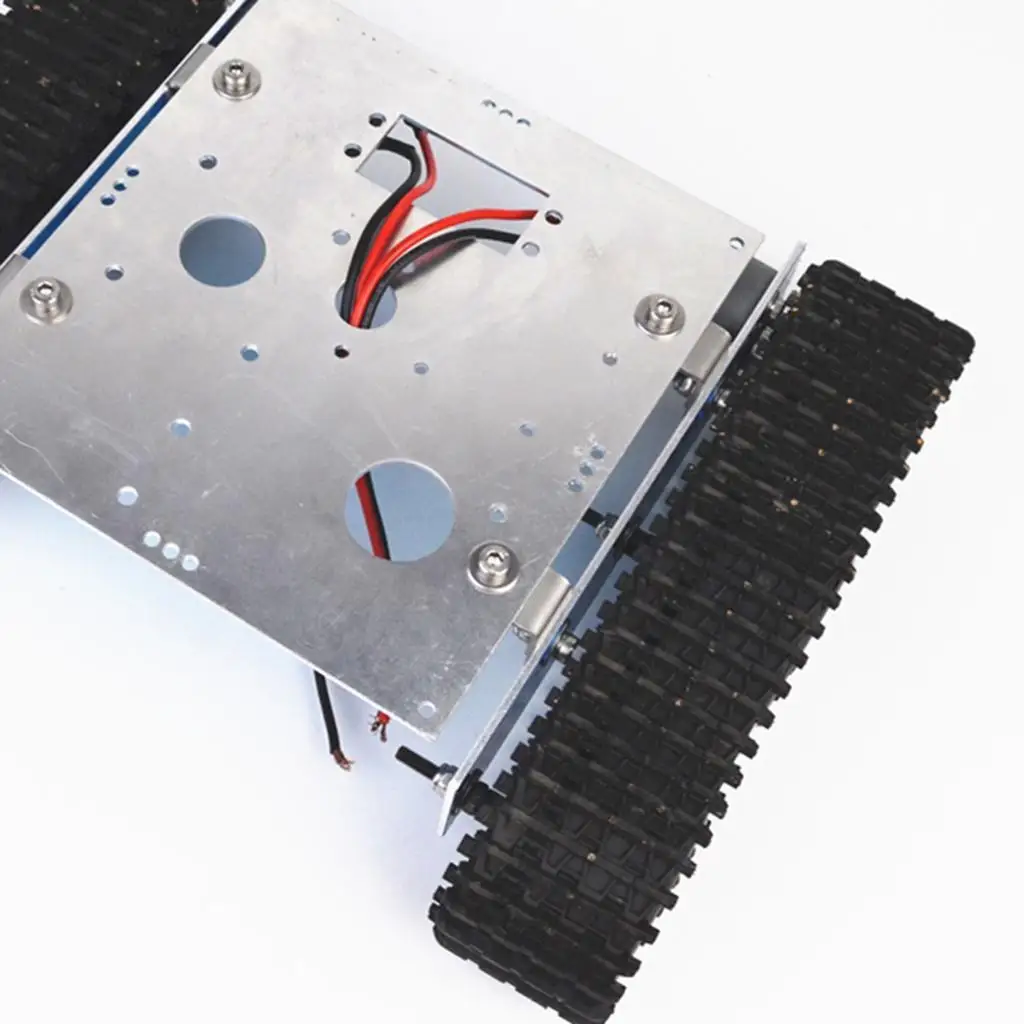 DIY用DC 9付きRC追跡ロボットプラットフォームアルミニウム合金シャーシ