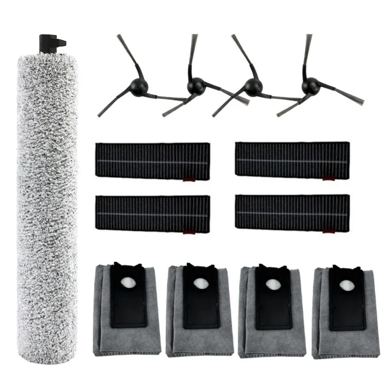 

Запасные части для робота-пылесоса Uwant U300/U300 Max: мешок для сбора пыли, HEPA-фильтр, роликовая щетка, боковая щетка