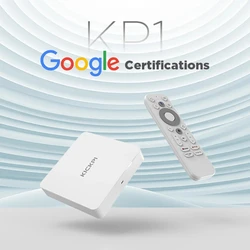 Google Netflix TV Box KICKPI KP1 Android 11 Amlogic S905Y4 Media Player 4K Set Top Box 2G 32G AV1 2.4G&5G Wifi BT5.0