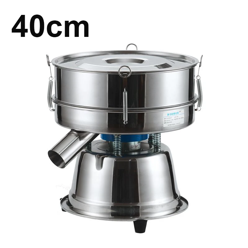 

40cm 220V Electric Stainless Steel Screening Machine Powder Vibrating Sieving Machine Lab Sieve Shaker Vibrating Screen