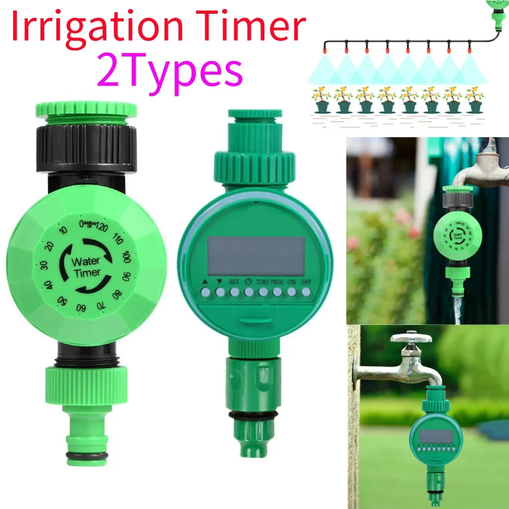 2 Types Automatic Watering Tools Garden Irrigation System Mechanical Timer Controller Programmable Intelligence Garden Timer