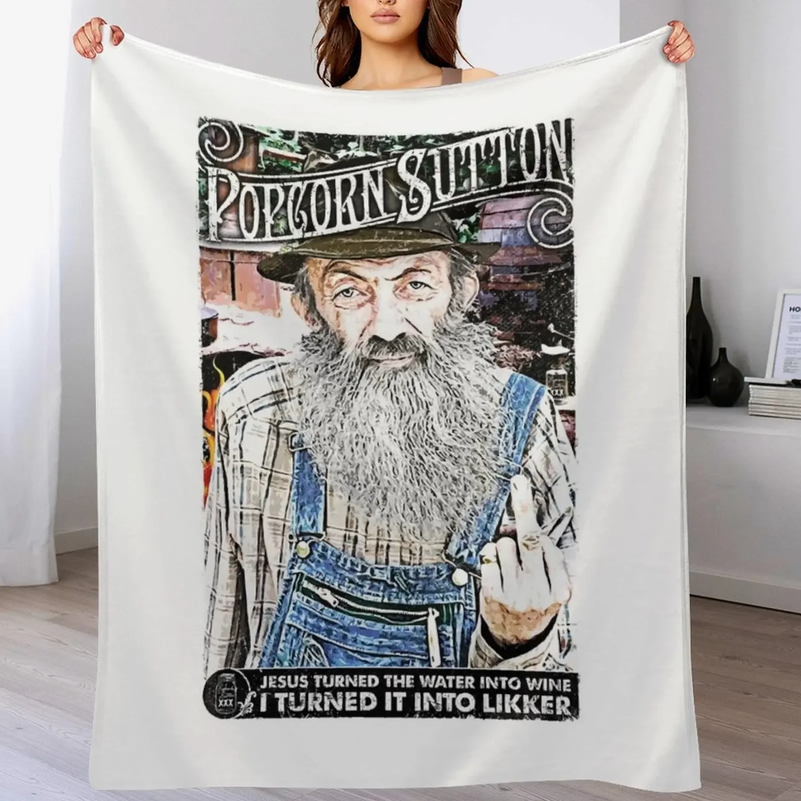 

Moonshine PopcornSuttons Throw Blanket All Weather Soft Throw Blanket for Sofa