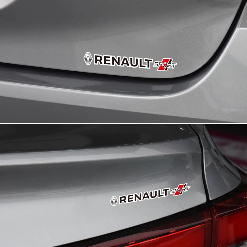 4 قطعة شعار السيارة ملصقات مرآة الرؤية الخلفية ممسحة الشارات اكسسوارات لرينو RS ميجان 2 3 4 ترافيك ذات المناظر الطبيعية الخلابة كليو كابتور توينغو
