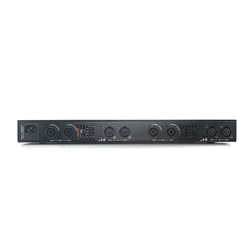 K4-450 4 Channel 4CH Amp Sound Audio 1U Class D Digital Amplifier for Stage