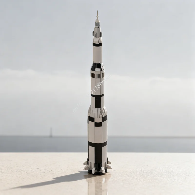 

705pcs MOC Space Saturn C 8 Nova 1 Model Building Toy Blocks Assemble Construction Christmas Gifts DIY Idea Creative Education