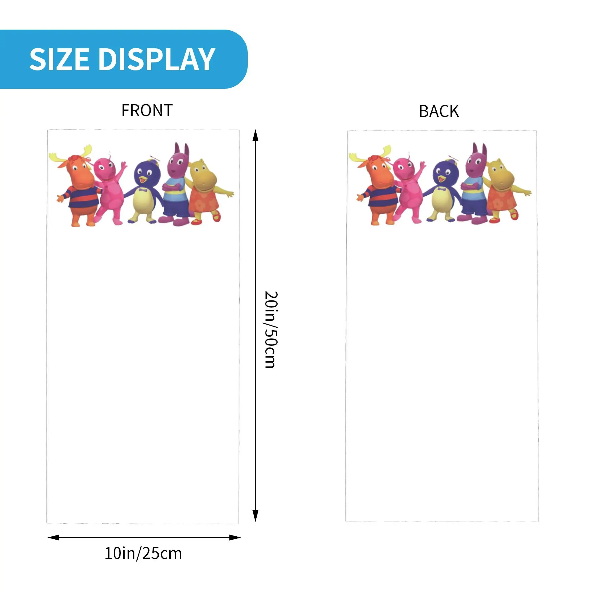 backyardigans Bandana nekbeschermer bedrukte wikkelsjaal multifunctionele hoofdband fietsen voor heren dames volwassen winddicht