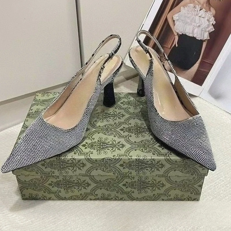 

2026 Early Spring New Women's Classic High Heel Sandals Single Shoes Fashion Casual Office Party Evening Wear Elegant Outdoor