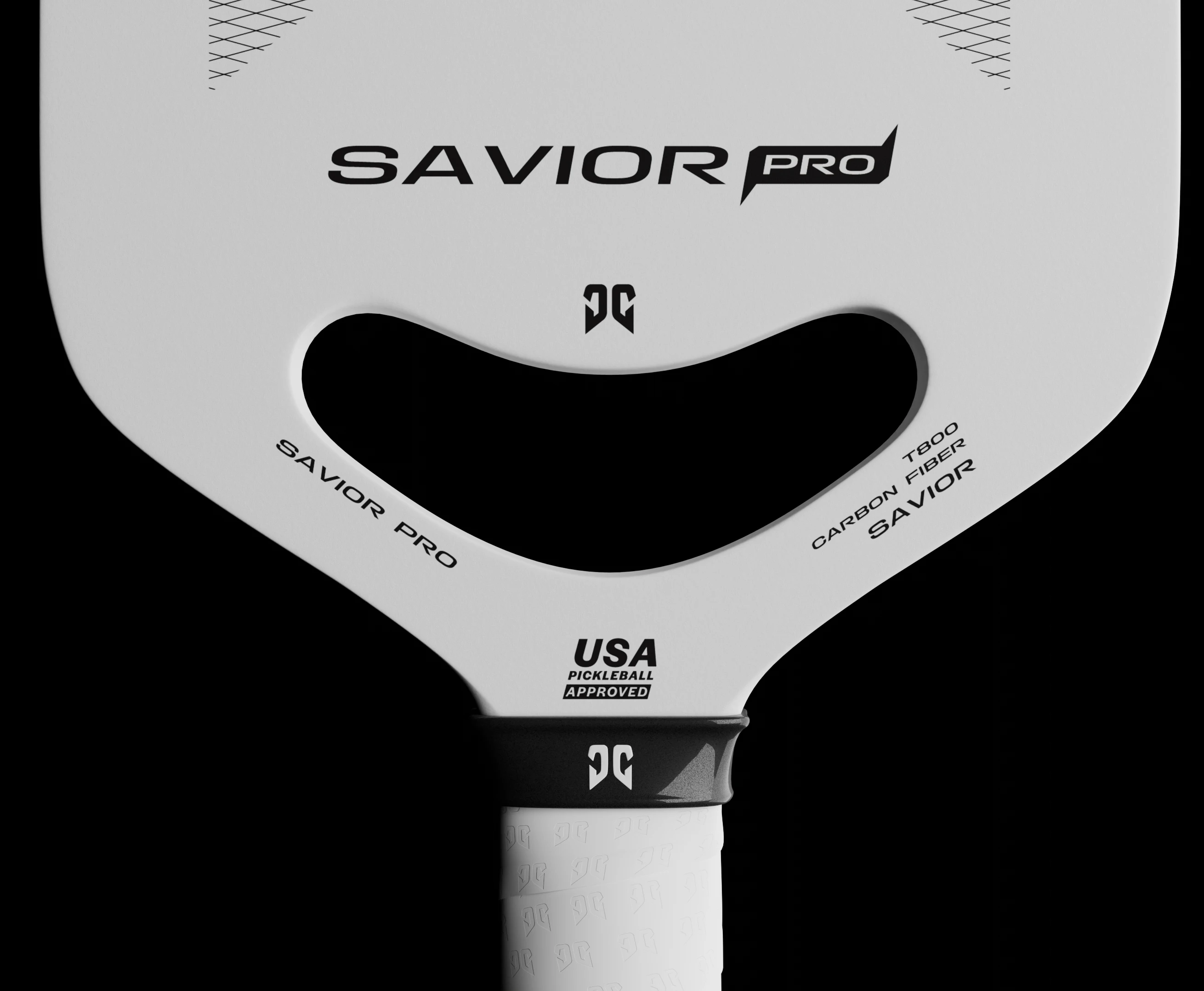 JUCIAO T800 Carbon Fiber Pickleball Paddle 20MM Uni-body Polymer Honeycomb Core Edgeless Aero-Dynamic Design Thermoformed